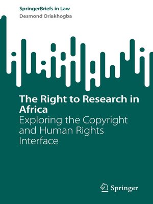 cover image of The Right to Research in Africa